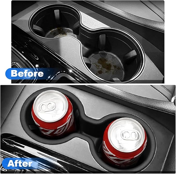 Cup Holder Insert Compatible with 2023-2025 Honda Pilot, 2024-2025 Ridgeline&Passport, Center Console Cup Holder Oversized Ar