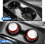 Cup Holder Insert Compatible with 2023-2025 Honda Pilot, 2024-2025 Ridgeline&Passport, Center Console Cup Holder Oversized Ar