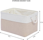 15x11x9.5 Inch Storage Baskets for Shelves,3 Pack Storage Bins，Foldable Organizer Boxes, Decorative Storage Basket for Organi