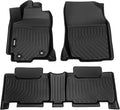VIWIK Floor Mats for Toyota Rav4 2013-2018 (Not for Hybrid), Car Mats All Weather Custom Floor Liners Full Set Include 1st and 2nd Row Front & Rear, Automotive Floor Mats TPE Black