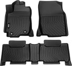 VIWIK Floor Mats for Toyota Rav4 2013-2018 (Not for Hybrid), Car Mats All Weather Custom Floor Liners Full Set Include 1st and 2nd Row Front & Rear, Automotive Floor Mats TPE Black