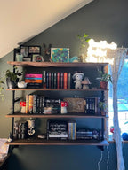 Pipe Shelves Industrial Pipe Shelving Shelves Real Wood Industrial Floating Pipe Shelves with Wood Planks 36 inch Wall Shelve