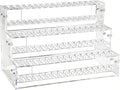 144-Slots Pen Holder for Craft Shows,3-Tier Acrylic Pen Display Stand Holders for Vendors,12mm Beadable Pens Display Beaded P