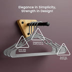 Utopia Home Plastic Hangers 20 Pack - Perfect Space Saving Clothes Hanger - Durable and Strong - Perfect Closet Organizers wi