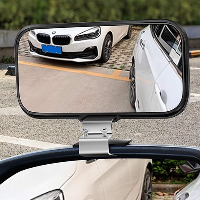 Blind Spot Car Mirror, Adjustable Blindspot Convex Wide Angle Side Rearview Mirror for SUV and Trucks, Pack of 2