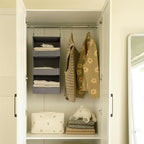GRANNY SAYS 3-Shelf Hanging Closet Organizer and Storage, Collapsible Hanging Closet Shelves, Hanging Organizer for Closet & 