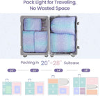 Cambond Compression Packing Cubes for Travel - Lightweight Expandable Travel Bags Luggage Organizers Travel Essentials Compre