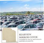Alipis 4pairs Rearview Mirror Covers Windproof and Snowproof for Cars, Fit Material for Weather