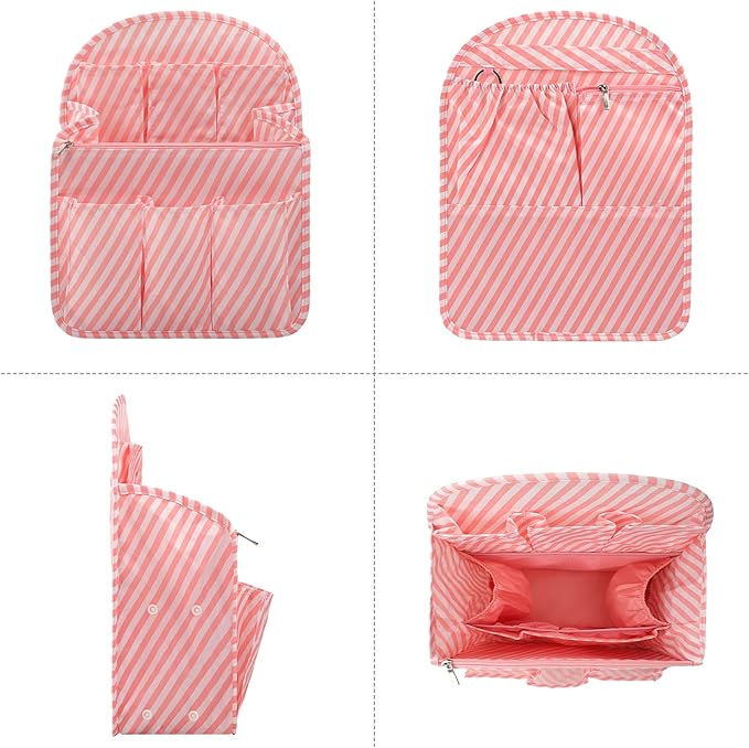 Surblue Backpack Organizer Insert Liner Hanging Travel Rucksack Purse and Handbag Insert Pocket, High-capacity Divider Foldab