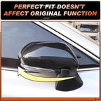 ACLONG Mirror Cover Caps Compatible with Toyota Camry 2018 2019 2020 2021 2022 2023 2024 2025 Carbon Fiber Side Mirror Cap Replacement Trim-Driver & Passenger Side-2 PCS