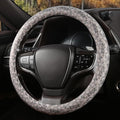 Camo Print Steering Wheel Cover with Silicone Inner Ring, Non-Toxic, Odorless Silicone Leather with Non-Fading Pattern for Me