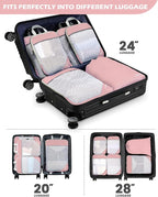 Compression Packing Cubes, Gonex Extensible Storage Mesh Bags Organizers