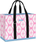 SCOUT Original Deano Tote Large - Durable Lightweight Open Top Beach, Pool & Lake Bag, Inside Zip Pocket, Folds Flat