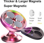 Coolpow【2 Packs 】Magnetic Phone Holder for car【Strong Magnet】phone holders for your car phone holder Mount for Car【4 Metal Plate】Universal Dash cell phone car mount for iphone Samsung car accessories