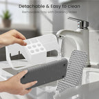 Boperzi Electric Toothbrush Holders with Cord Slots: Detachable Toothbrush and Toothpaste Holders, Large Tooth Brush Storage 