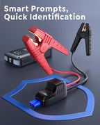 TREKURE Portable Car Battery Jump Starter 4000A 16800mAh Jump Box, Car Battery Jumper Starter Portable Jumper Cables for