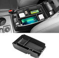 Center Console Organizer Tray Compatible with Ford Escape 2020-2026 and Bronco Sport 2021-2026 Armrest Storage Box Secondary Insert Storage Tray Interior Accessories