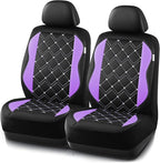 Road Comforts Seat Covers, Premium Leather Car Seat Covers Front Seat for Women Girls,Airbag Compatible, Automotive Seat Cove