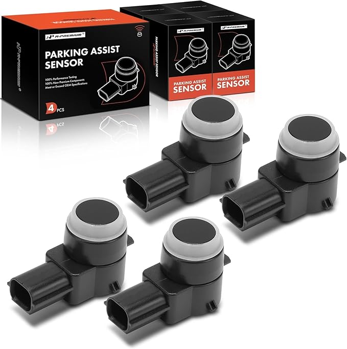 A-Premium 4-PC Reverse Backup Parking Assist Sensor Compatible with Tesla Models - Model S 2012 2013 2014 2015 2016, Replace#