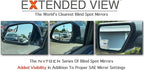 Custom Blind Spot Mirrors- Compatible with 2020-Present Jeep Gladiator | blind spot mirrors compatible with Jeep Gladiator JT| NXTGEN Extended View Blind Spot Mirrors - 2 Piece Set (Left & Right)