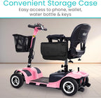 Vive Wheelchair Carry Bag - Arm Rest Pouch for Rollator, Walkers, Power Wheel Chairs and Knee Scooters - Side Storage Organiz