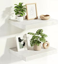 Vivelove 10 in Deep Floating Shelves for Wall, 10.2" x 10.2" x 1.5" Shelves for Room Wall Mounted, 1.5 Inch Thick Shelf for B