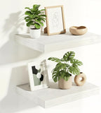 Vivelove 10 in Deep Floating Shelves for Wall, 10.2" x 10.2" x 1.5" Shelves for Room Wall Mounted, 1.5 Inch Thick Shelf for B