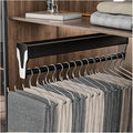 Pull Out Clothes Rail,Extendable Wardrobe Clothing Rail Hanger Rack,for Pants,Coats,Trousers(50cm)