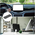 HARFINGTON 5pcs Car Dashboard Anti-Slip Mat 8" x 3" Universal Sticky Dash Pad Washable Reusable Car Non-Slip Mats for Phone K