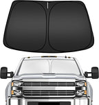 ARISMOTOR Windshield Sun Shade for Chevrolet/Chevy Silverado 2500 HD 3500 HD 2020-2026, Custom Fit Foldable Front Window Sunshade Sun Visor Protector, Block UV Rays Keep Your Car Cooler