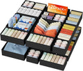 DIMJ Drawer Organizer Clothes - 20 Pack Closet Drawer Organizer Bins for Baby Clothes Storage, Fabric Dresser Organizer for N