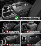 JKCOVER Center Console Hanging Organizer Box Compatible with 2019-2026 Chevy Silverado/GMC Sierra 1500 and 2020-2026 Chevrolet Silverado/Sierra 2500HD 3500HD Accessories(Split-Bench Folding Seat Only)