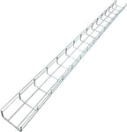Kable Kontrol Cable Tray- 5 Feet Long - 4" Width, 2” Depth – Wire Mesh Tray Cable Management Rack Cords Organizer Cable Baske