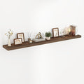 72 Inch Floating Shelves, 3D Textured Wood Grain, 72"x9.25"x1.5" Inch Deep Floating Shelves for Wall, Wooden Shelves for Bath