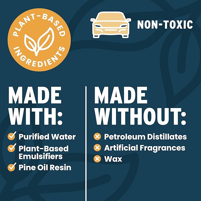 Tire Shine, Plant-based and Hydrating Cleaner for Tires, Wheels, and Automotive Surfaces, 16oz