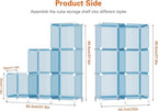 Portable Closet 6 Cube Closet Organizer and Storage Shelf Bookcase with Metal Hammer, Organizer Cabinet for Kids, Bedroom, Ba