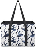 Reusable Grocery Bag, Foldable Large Shopping Tote Bag for Groceries Kitchen Picnic Car Trunk