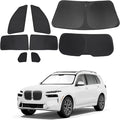 TINGLU Window Shades for BMW X7 3.0L xDrive40i 2021-2026 Accessories Car Side Full Windows Rear Triangular Windshield Sun Shade Sun UV Rays & Privacy Protection for Camping 8PCS