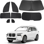 TINGLU Window Shades for BMW X7 3.0L xDrive40i 2021-2026 Accessories Car Side Full Windows Rear Triangular Windshield Sun Shade Sun UV Rays & Privacy Protection for Camping 8PCS