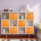 ShellKingdom Storage Bins, Foldable Fabric Storage Cubes And Cloth Organizer Drawer For Closet And Toys, 13 X 13 X 13 INCH, 6
