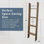 BARNWOODUSA Throw Blanket Ladder – Fully Assembled Reclaimed Wood – Rustic Decorative Ladder for Towels, Quilts, & More – Per