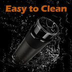 Leakproof Car Trash Can,Mini Car Trash Bin for SUV and Truck,Small Removable Liner Cars Garbage Can,Waterproof Automotive TrashCan for Vehicle,Home,Office,Multipurpose,Easy to Clean (Black 2)