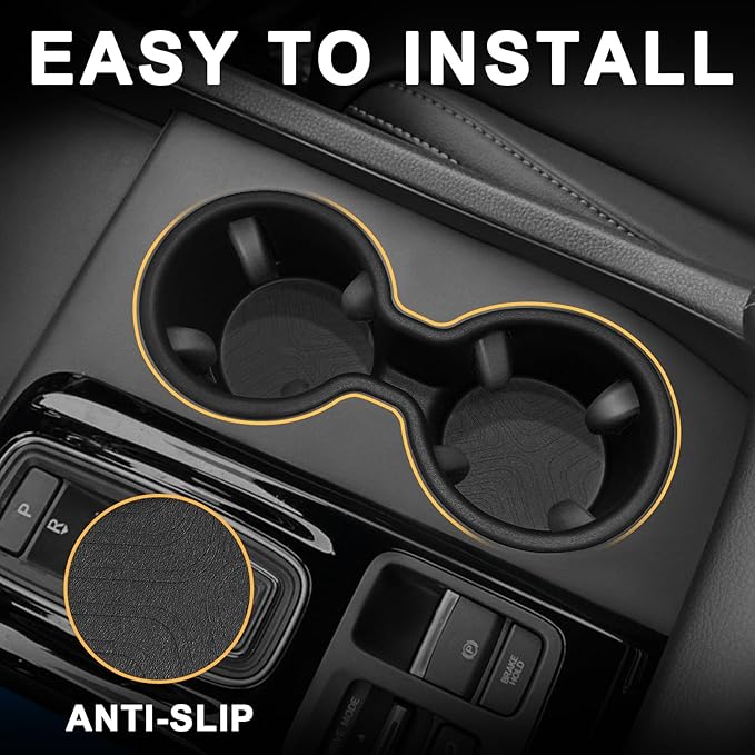 Muslogy Center Console Organizer & Cup Holder Insert & Magnet Armrest Hidden Storage Compartment Compatible with 2023-2026 Honda Pilot/2024-2026 Passport Center Console Inserts Interior 3PCS Set