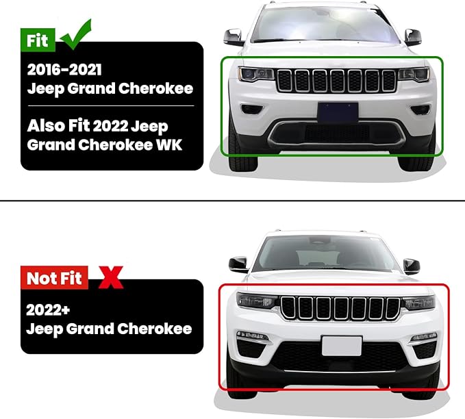 LASFIT Floor Mats for Jeep Grand Cherokee 2016-2021 5-Seat, for Dodge Durango 2016-2026 5-Seat (Not for 6-Seat), All Weather TPE Custom Fit Trunk Liners Car Floor Mats Black