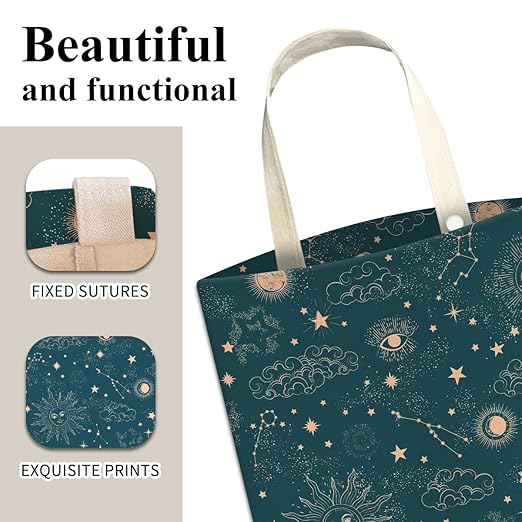 Car Trash Can, Cute Car Trash Bag, Hanging Car Organizer and Storage Bag, Trash Bin for Car Accessories, Vehicle, Travelling, Camping Cute Blue Space
