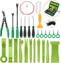 GOOACC 40Pcs Trim Removal Tool,Auto Terminal Removal Key Tool,Auto Clip Pliers Stereo Removal Tools,Car Upholstery Repair Rem