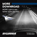 SYLVANIA - H1 SilverStar - High Performance Halogen Headlight Bulb, High Beam, Low Beam and Fog Replacement Bulb, Brighter Downroad with Whiter Light (Contains 2 Bulbs)
