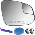EAP Passenger Side Mirror Glass Compatible with Toyota RAV4 2013-2025, 4runner 2014-2024, Tacoma 2016-2026, Heated 879310R200 8793142D40 8793142D50 879310R210 8790204010 87902AK010 TO1325174