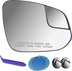 EAP Passenger Side Mirror Glass Compatible with Toyota RAV4 2013-2025, 4runner 2014-2024, Tacoma 2016-2026, Heated 879310R200 8793142D40 8793142D50 879310R210 8790204010 87902AK010 TO1325174