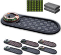 RJDJ Multifunctional Car Anti-Slip Mat, 360° Rotatable 4-in-1 Mobile Phone Stand On-Board Anti-Slip Pad, Car Dashboard Suppor